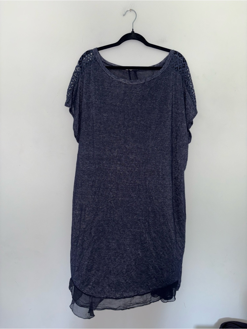 Bellambia | Navy Open Back Tunic T-Shirt